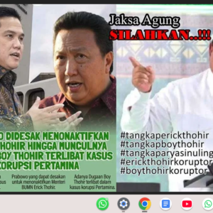 Munculnya Nama Boy Thohir di Kasus Korupsi Pertamina, Publik Desak Presiden Prabowo Non-aktifkan Menteri BUMN Erick Thohir